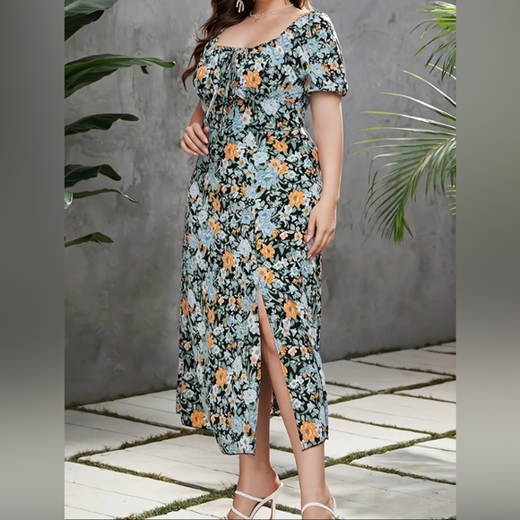 Boho - Floral Maxi Dress - Picture 3 of 3